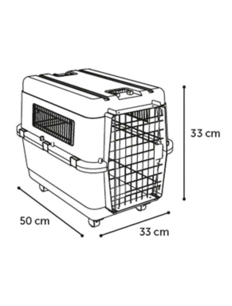 Transportbox nomad grijs xs 33x50x33cm