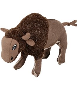 Canvas buffel met squeaker 23cm