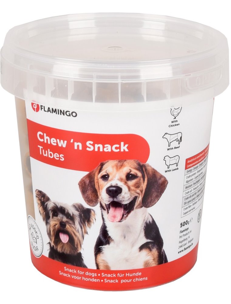 Chew'n snack tubes 500g