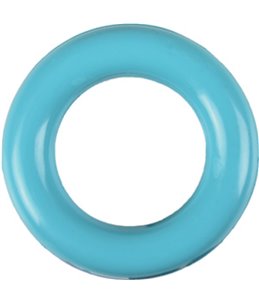 Hs rubber classic ring blauw 9cm