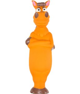 Hs latex squeaky paard 15cm