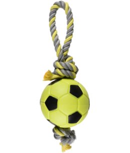 Hs tpr sporty voetbal+touw groen 12cm