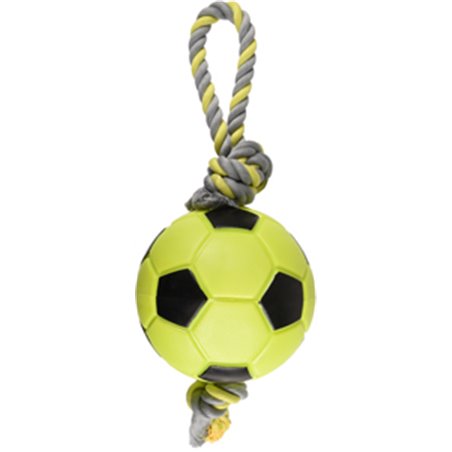 Hs tpr sporty voetbal+touw groen 17cm