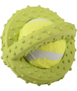 Hs rubber scrum schijf tennis groen 8cm