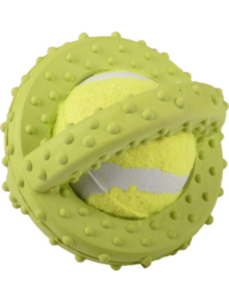 Hs rubber scrum schijf tennis groen 8cm