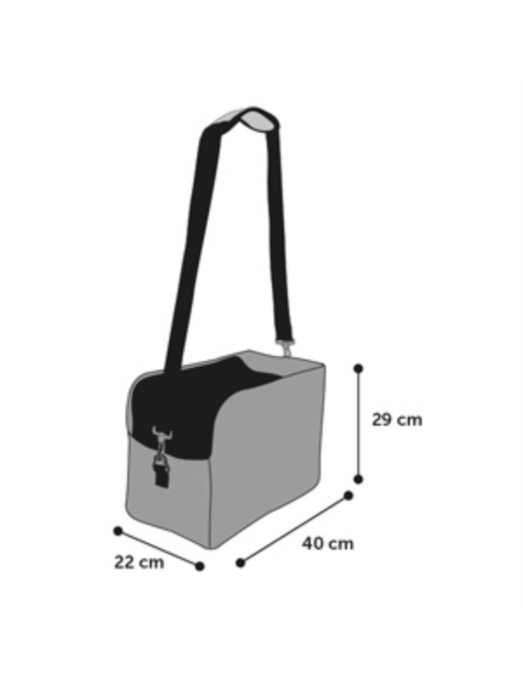 Draagtas louisa 40x22x29cm