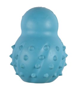 Hs rubber scrum wobbler blauw 10cm