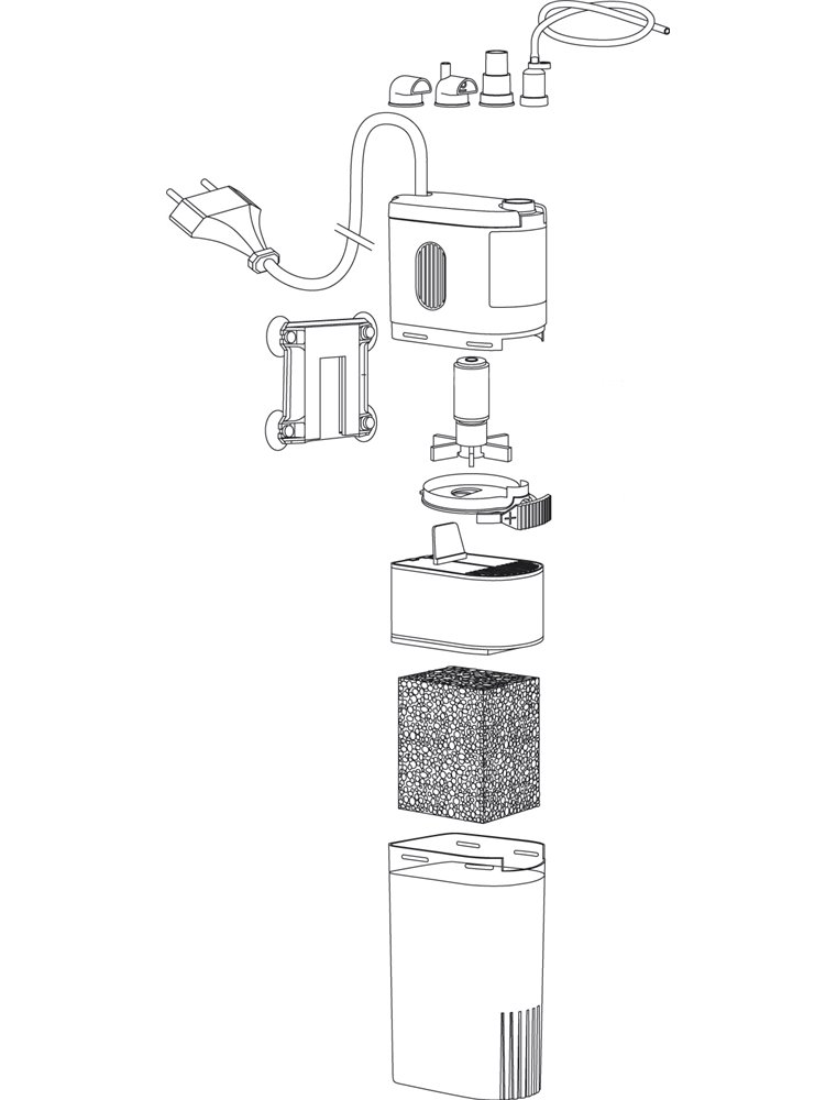 Binnenfilter manta 300