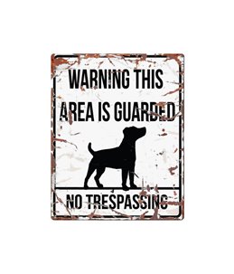 Beware of dog sign: Jack Russel