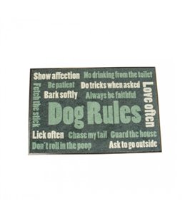 Vloermat Indoor Dog rules