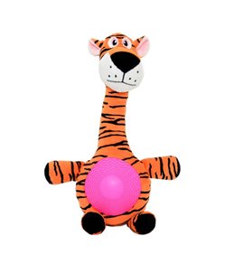 Plush Tiger with Squeaker Belly