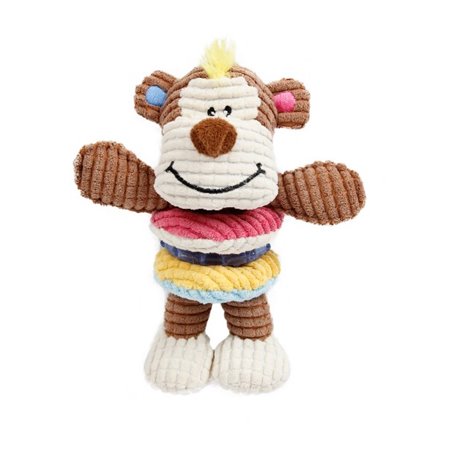 Monkey play squeaker & tprring