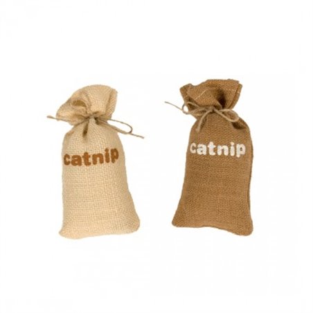 Jute zak met catnip