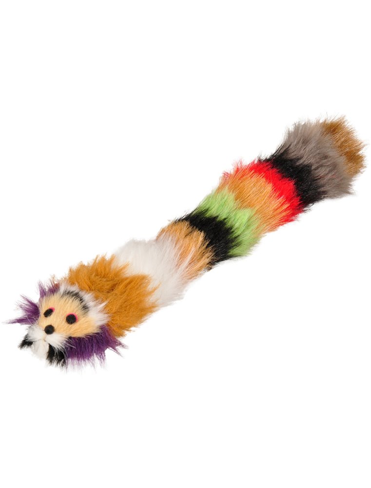 Pluchen worm met catnip 20cm