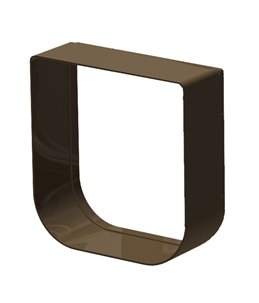 Ferplast kattenluik verlengstuk voor de swing 1 bruin - 15,5x5x16cm