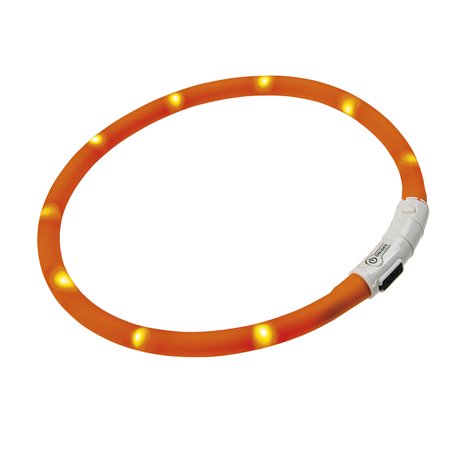 Ferplast halsband met verlichting silicon a:55cm