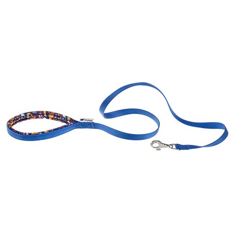 Ferplast hondenriem daytona fantasy nylon blauw - 120cm x 15mm