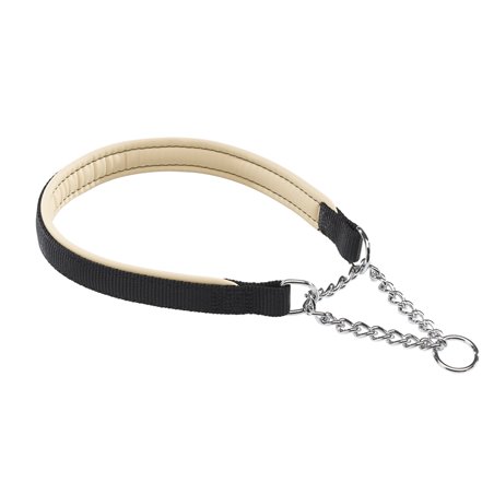 Ferplast halsband daytona nylon zwart a:40cm en b:15mm