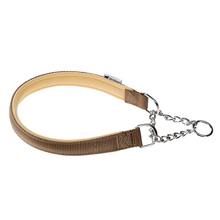 Ferplast halsband daytona nylon bruin a:60cm en b:25mm