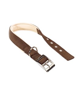 Ferplast halsband daytona nylon bruin a:37-45cm en b:25mm