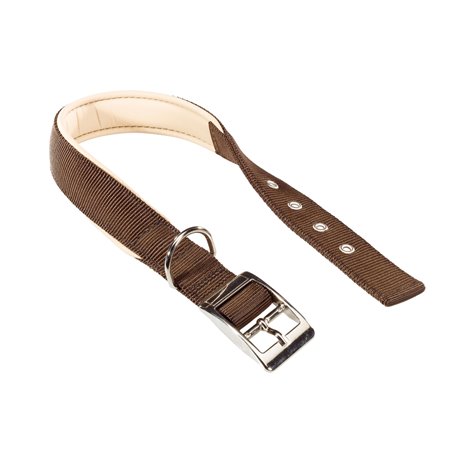 Ferplast halsband daytona nylon bruin a:37-45cm en b:25mm