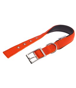 Ferplast halsband daytona nylon oranje a:45-53cm en b:25mm