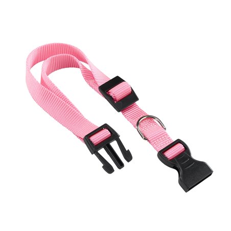 Ferplast halsband club nylon roze a:18-25cm en b:10mm