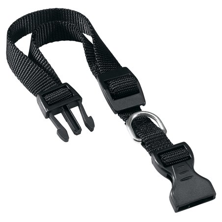 Ferplast halsband club nylon zwart a:18-25cm en b:10mm