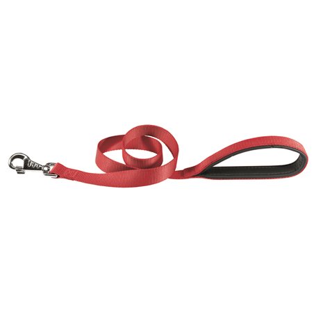 Ferplast hondenriem / leiband daytona nylon rood - 120cm x 15mm