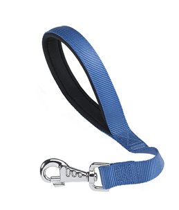 Ferplast hondenriem / leiband daytona nylon blauw - 45cm x 25mm