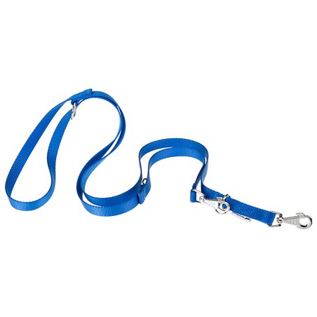 Ferplast hondenriem / leiband club nylon blauw - 200cm x 15mm