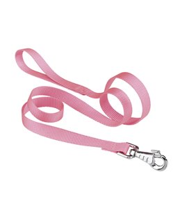 Ferplast hondenriem / leiband club nylon roze - 120cm x 15mm