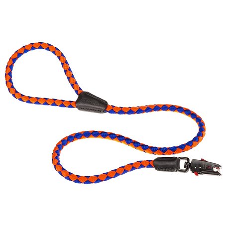 Ferplast hondenriem / leiband twist matic nylon oranje - 110cm x 18mm