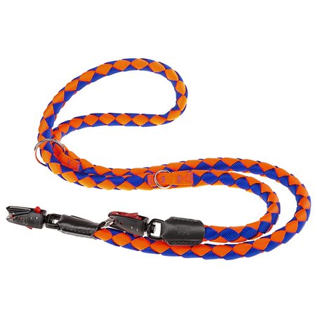 Ferplast hondenriem / leiband twist matic nylon oranje - 200cm x 18mm