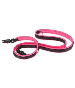 Ferplast hondenriem / leiband ergofluo nylon roze - 200cm x 15mm