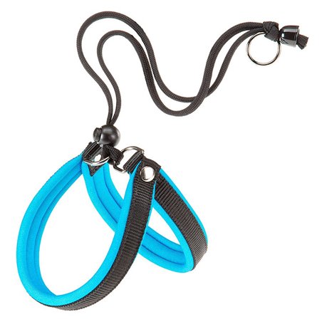 Ferplast hondentuig agila fluo 1 nylon blauw - a:26-38cm en b:26-38cm - 15mm