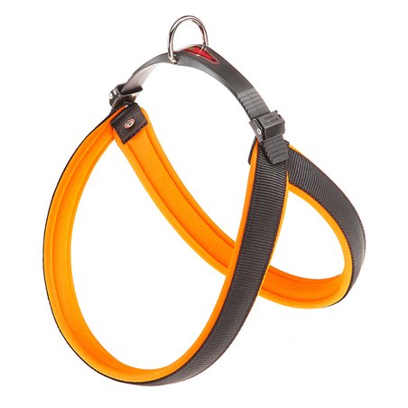 Ferplast hondentuig agila fluo 6 nylon oranje - a:57-65cm en b:57-65cm - 25mm