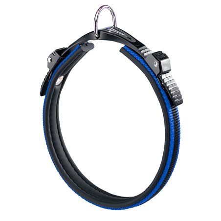 Ferplast halsband ergocomfort nylon blauw - a:25-33cm en b:15mm