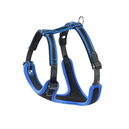 Ferplast hondentuig ergocomfort xs nylon blauw - a:28-38cm en b:37-47cm