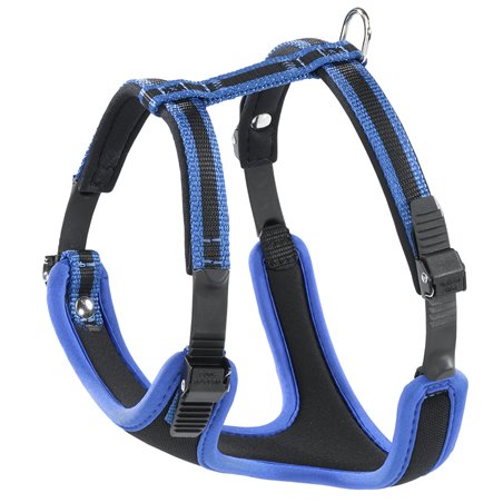 Ferplast hondentuig ergocomfort m nylon blauw - a:37-47cm en b:55-65cm