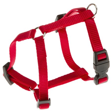 Ferplast hondentuig champion extra small nylon rood - a:22-28cm en b:25-38cm - 10mm