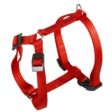 Ferplast hondentuig champion medium nylon rood - a:37-57cm en b:44-72cm - 15mm