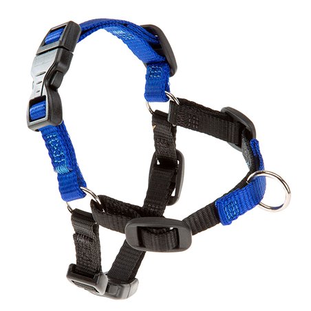 Ferplast hondentuig coach s/m nylon blauw a:15-18mm en b:33-41cm - 10mm