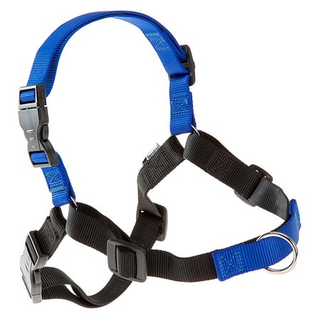 Ferplast hondentuig coach m/l nylon blauw a:26-33mm en b:50-71cm - 15mm