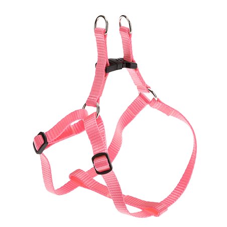 Ferplast hondentuig easy xxs nylon roze - a:28-38cm en b:28-38cm - 10mm