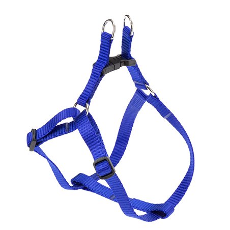 Ferplast hondentuig easy xxs nylon blauw - a:28-38cm en b:28-38cm - 10mm