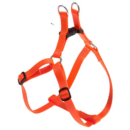 Ferplast hondentuig easy xxs nylon oranje - a:28-38cm en b:28-38cm - 10mm