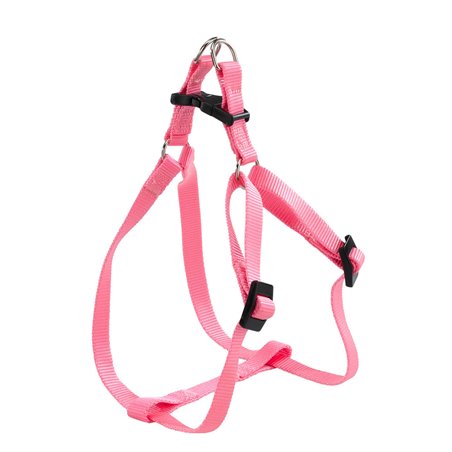 Ferplast hondentuig easy large nylon roze - a:54-78cm en b:54-78cm - 20mm