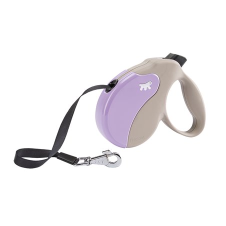 Ferplast amigo rollijn m band lila/beige - 5m