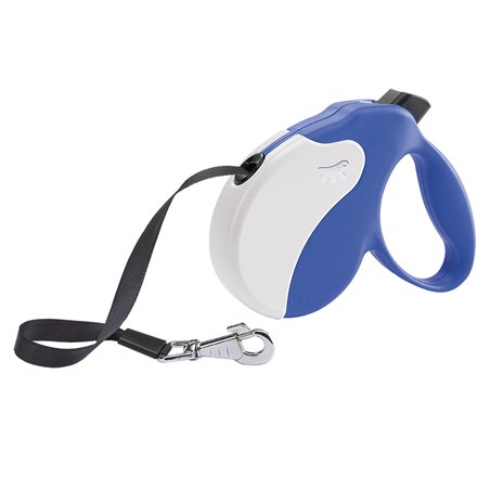 Ferplast amigo rollijn l band blauw/wit - 5m